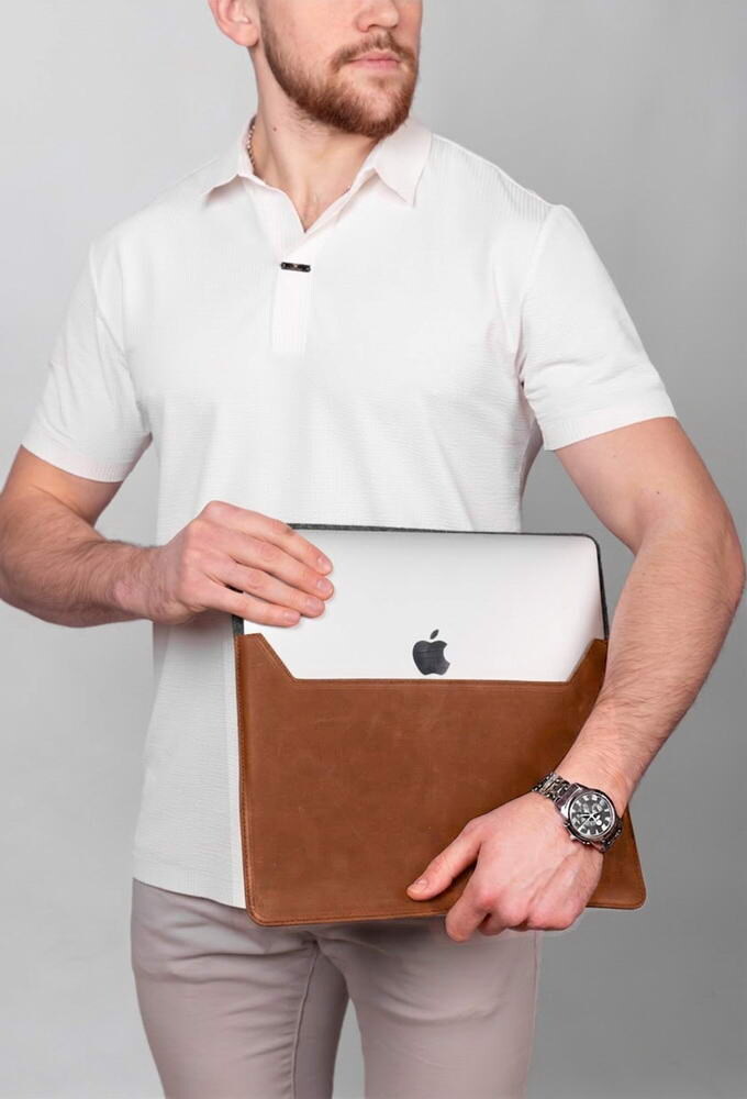 Stoneguard - Leather sleeve for MacBook Air 15 | 530 | Rust - изображение 2