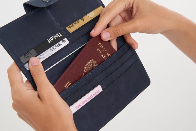 Stoneguard - Кожаный кошелек | 321 | Ocean - 2