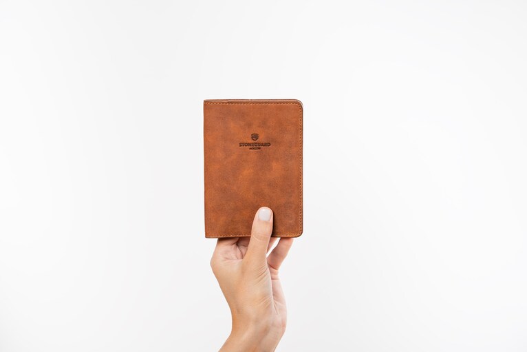 Stoneguard - Leather passport sleeve | 413 | Rust - 2