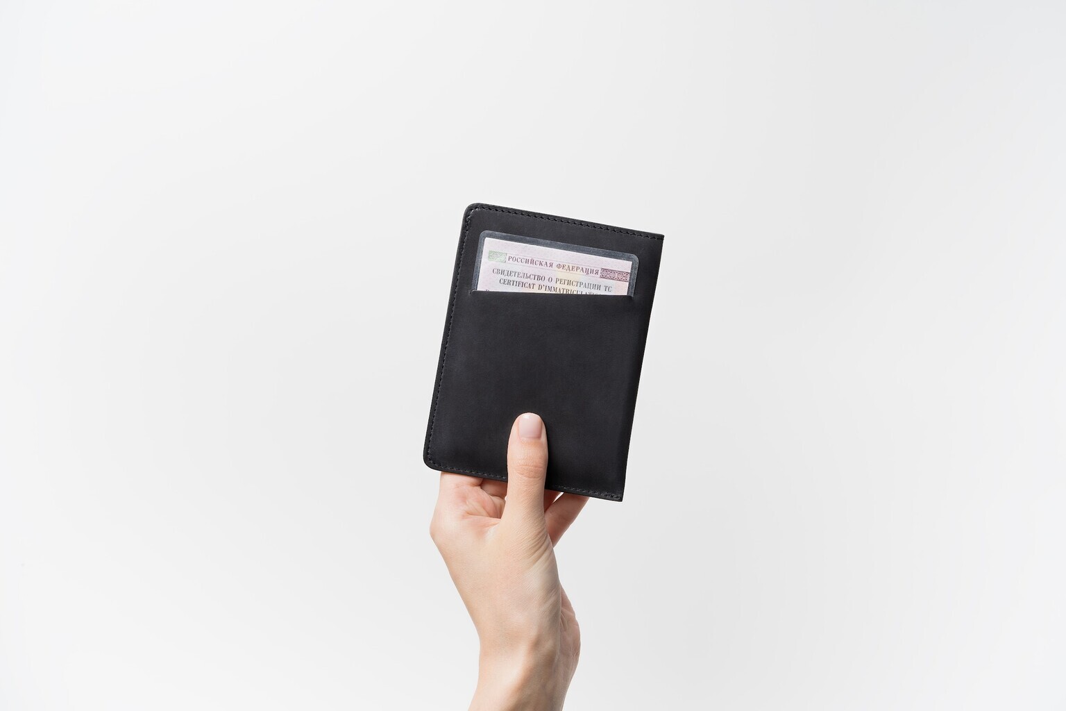 Stoneguard - Leather passport sleeve | 411 - изображение 3